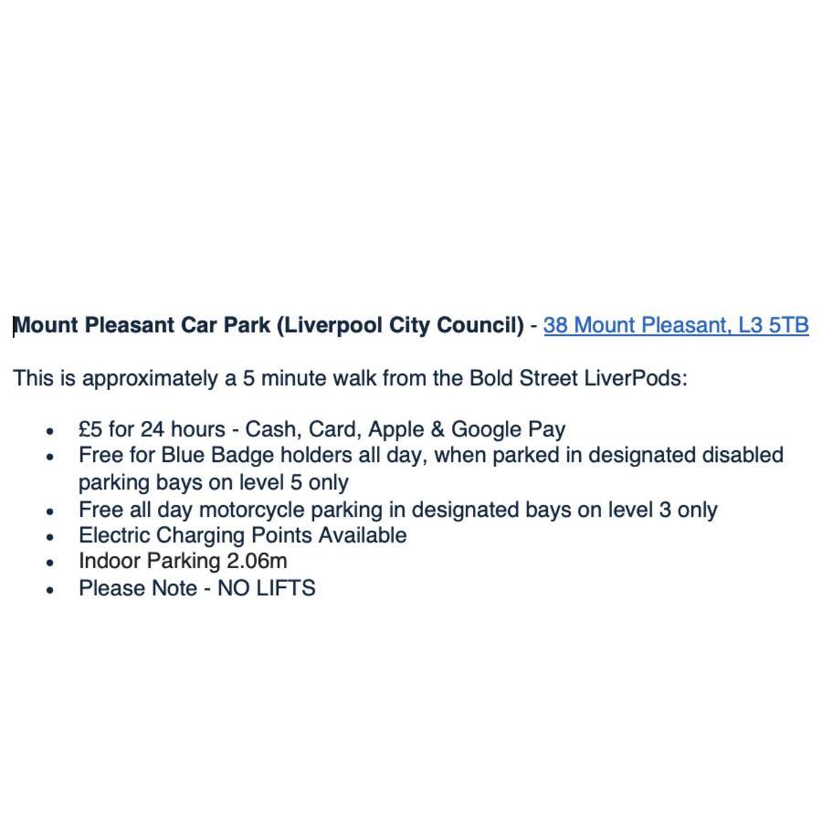 The Bold St Liverpods By Serviced Living Liverpool Exterior photo